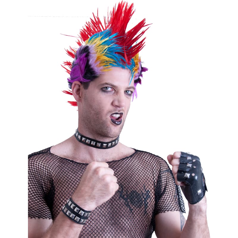 Dress Up Kit Punk Gloves Choker Wrist