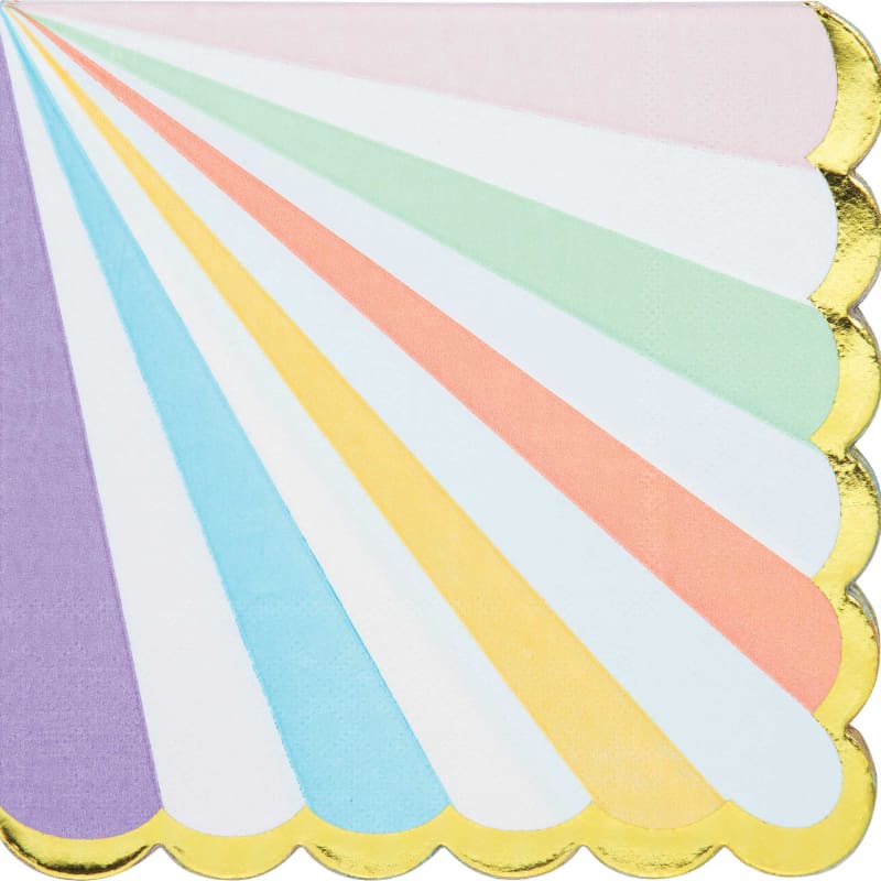 Pastel Celebrations Napkins Lunch Pk16