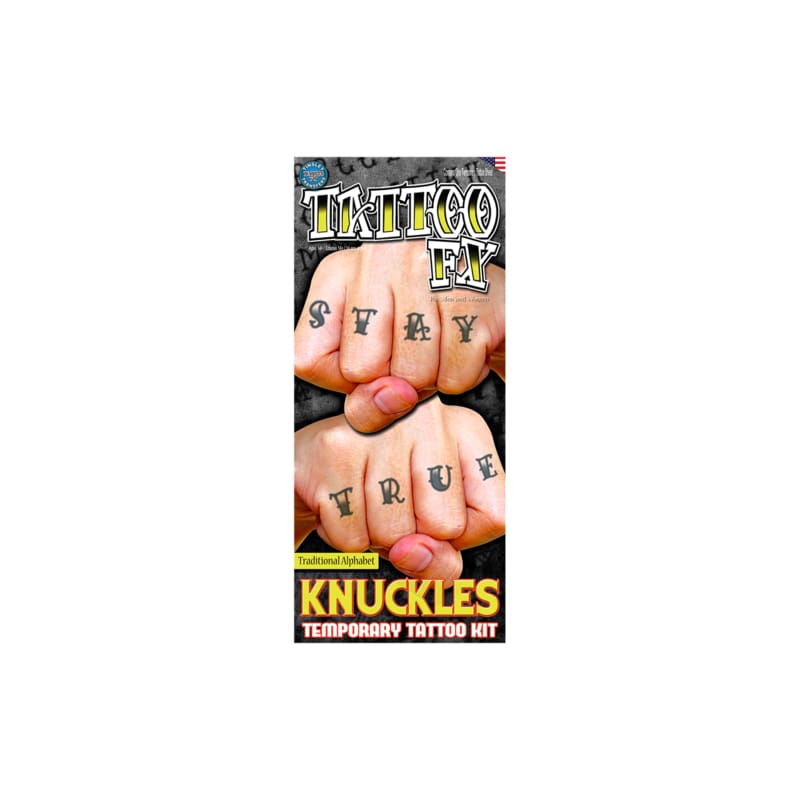 Tattoo Knuckles Stay True
