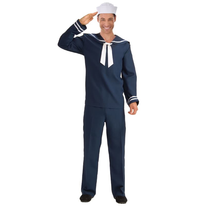 Costume Adult Sailor Man Blue Std