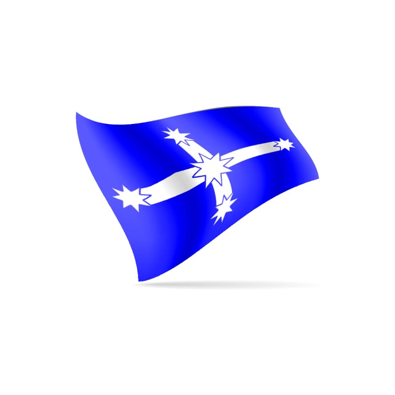 Hand Flag Eureka 30cm x 45cm