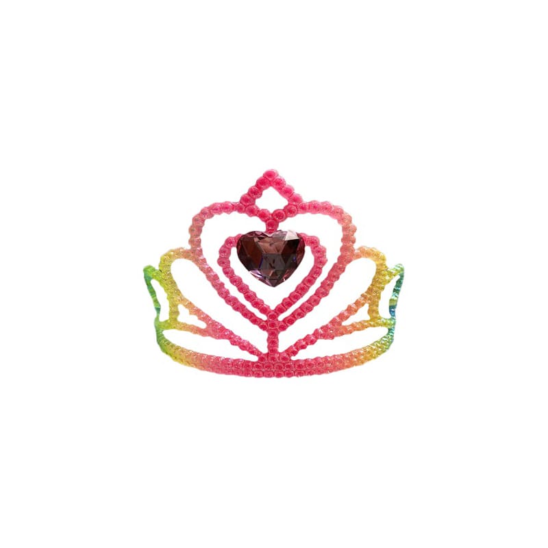 Tiara Multicoloured Pink Heart NLA