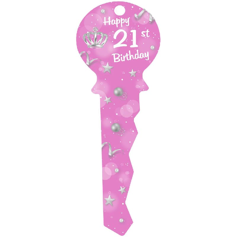 Key 21st Medium Pink Crowns