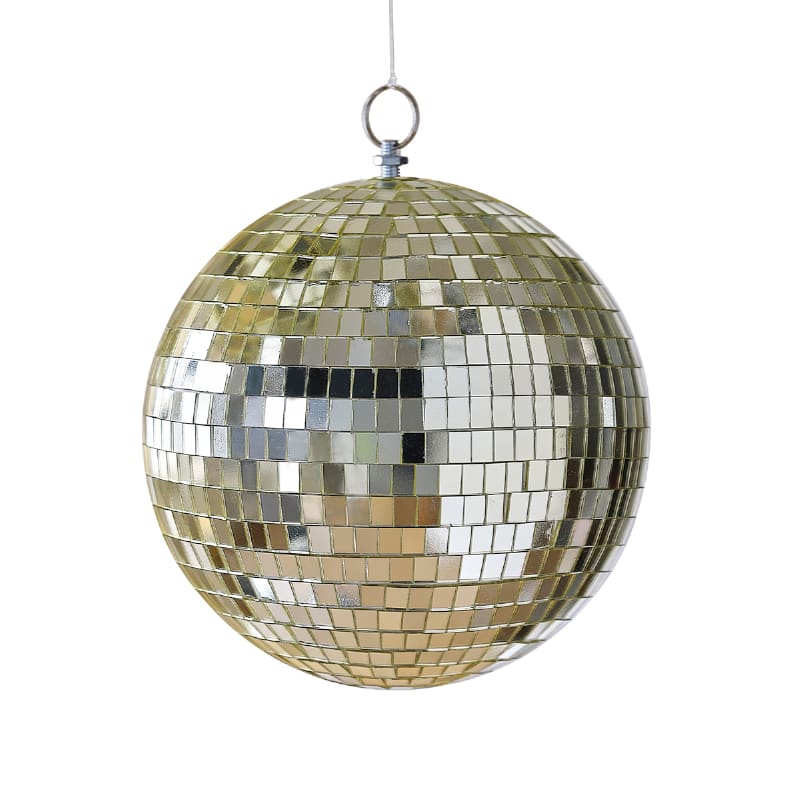 Disco Ball 20cm Gold