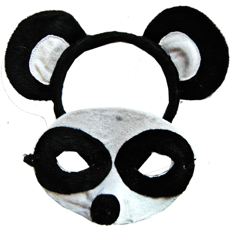 Mask and Headband Panda