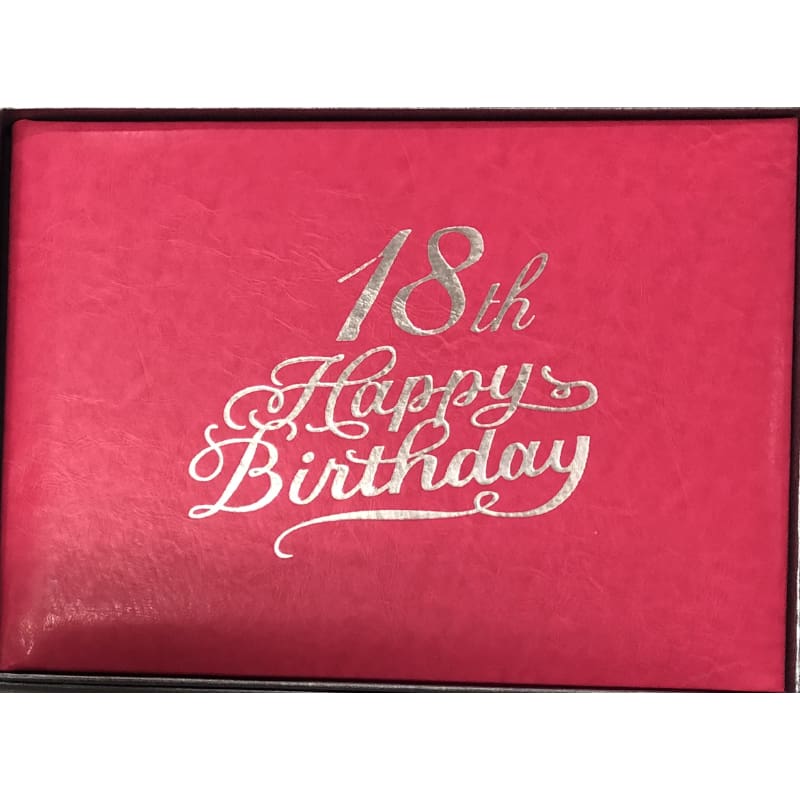 Guest Book 18th Pink