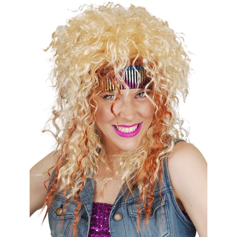 Wig 80's Rocker Blonde