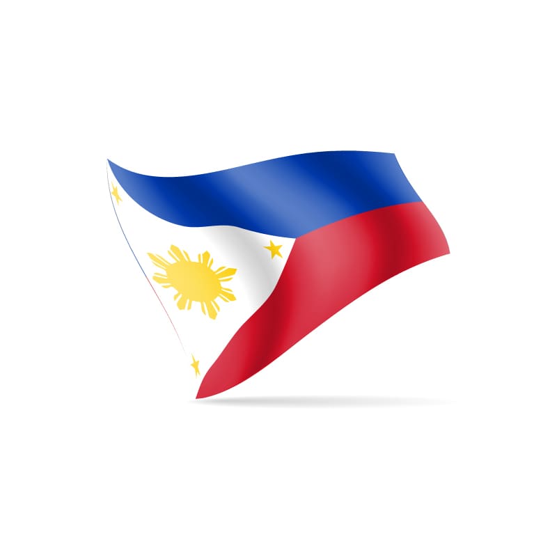 Hand Flag Philippines 30cm x 45cm