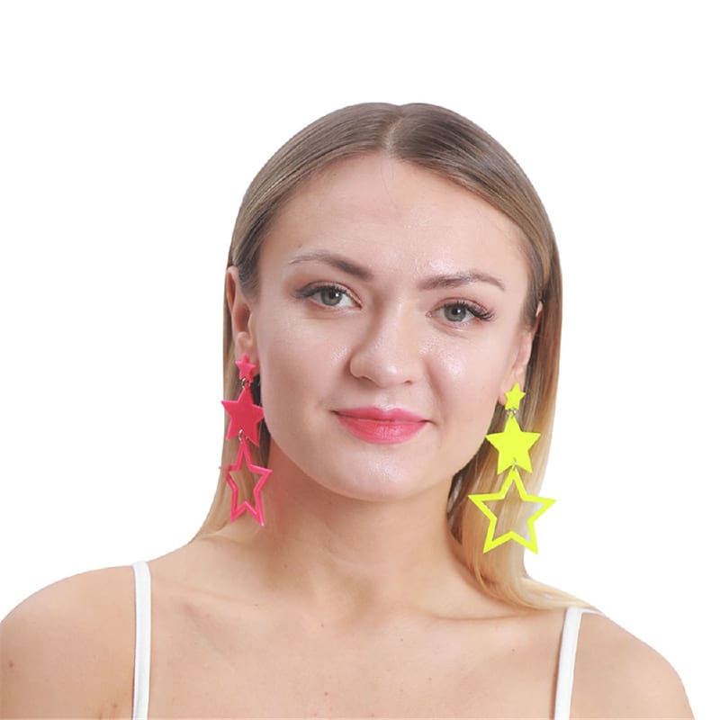 Earrings 80's Stars