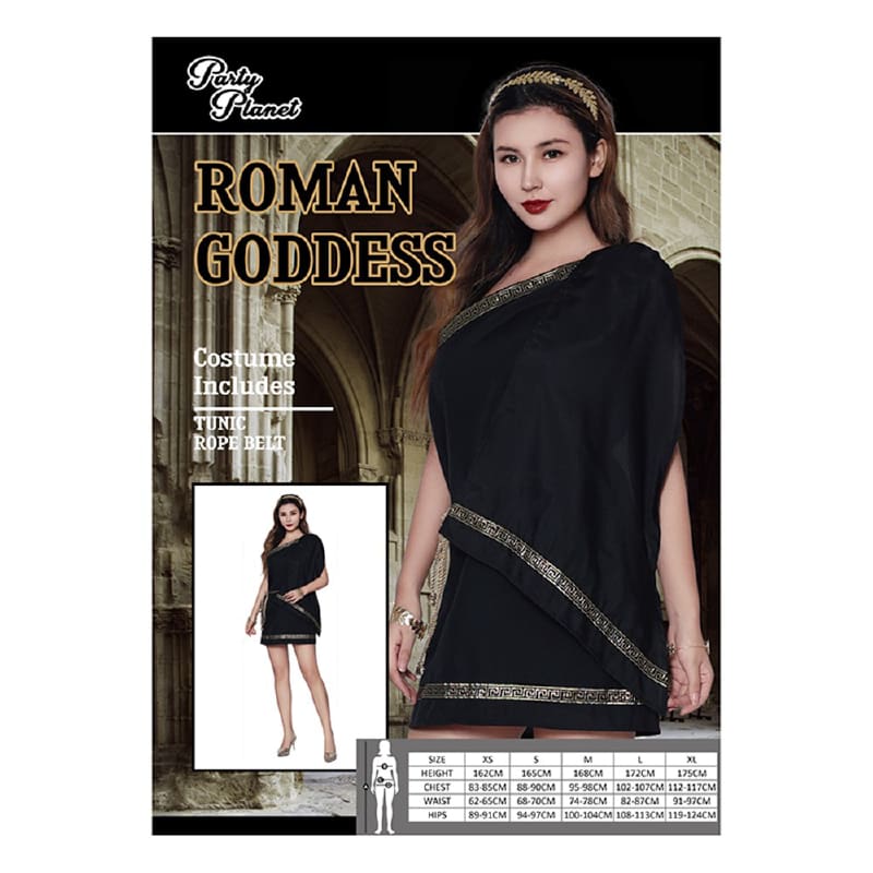 Costume Adult Roman Goddess Tunic M