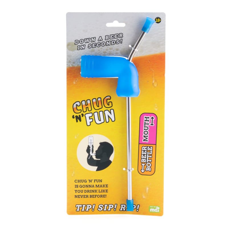 Beer Snorkel Chug n Fun Blue