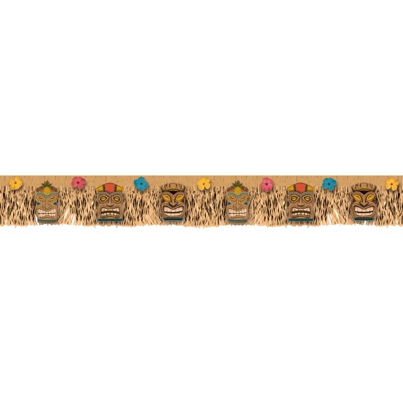 Banner Fringe Vintage Tiki 1.7m NLA