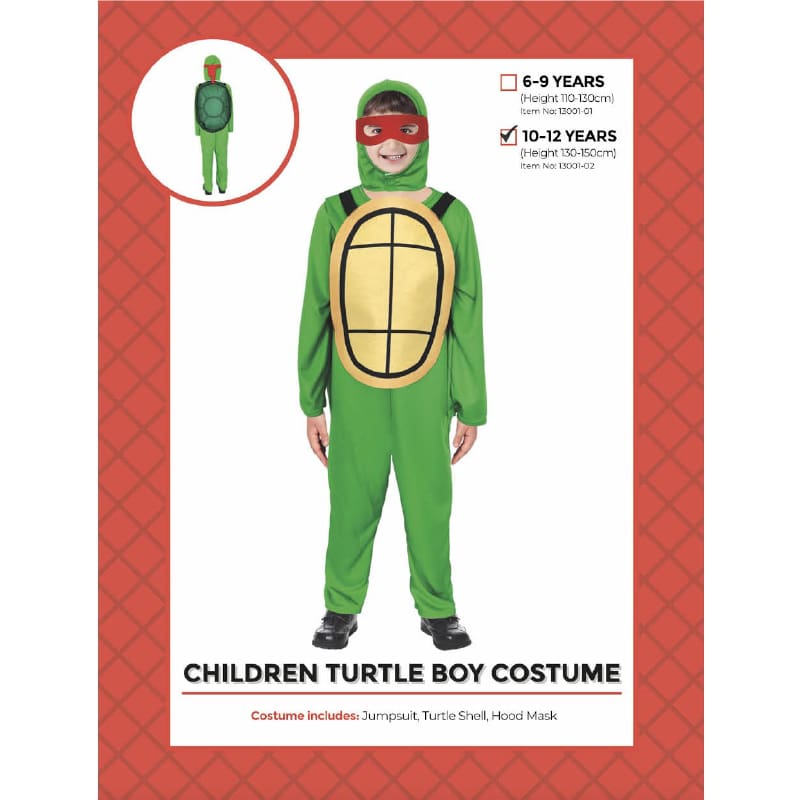 Costume Child TMNT Turtle Fighter 10-12