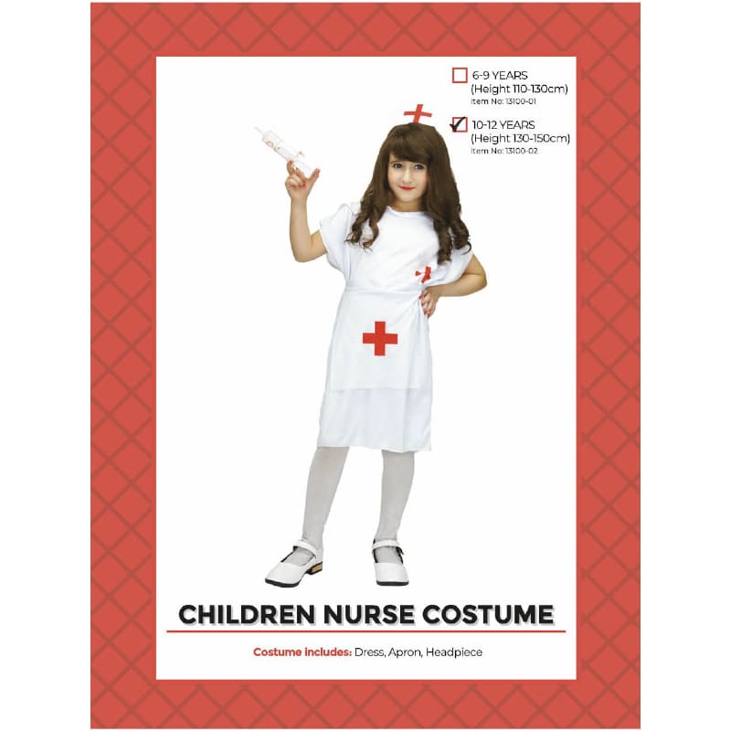 Costume Child Nurse 10-12