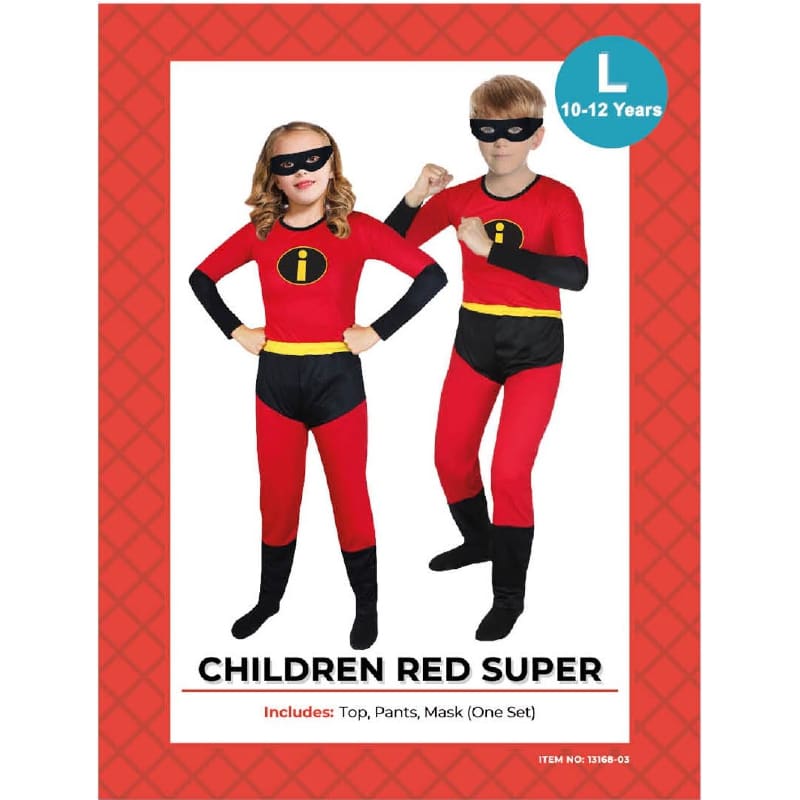 Costume Child Incredibles Red Super M