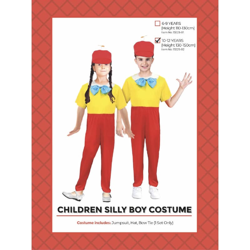Costume Child Silly Boy Tweedledee 10-12
