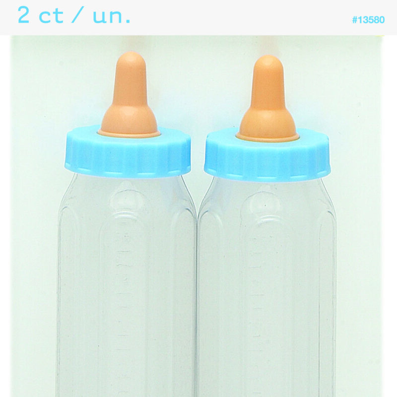 Baby Bottle 12.7cm Blue Pk2 DNR