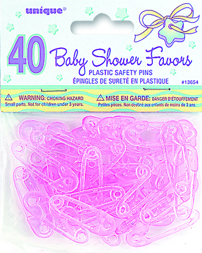 Baby Pins Pink Pk40 DNR