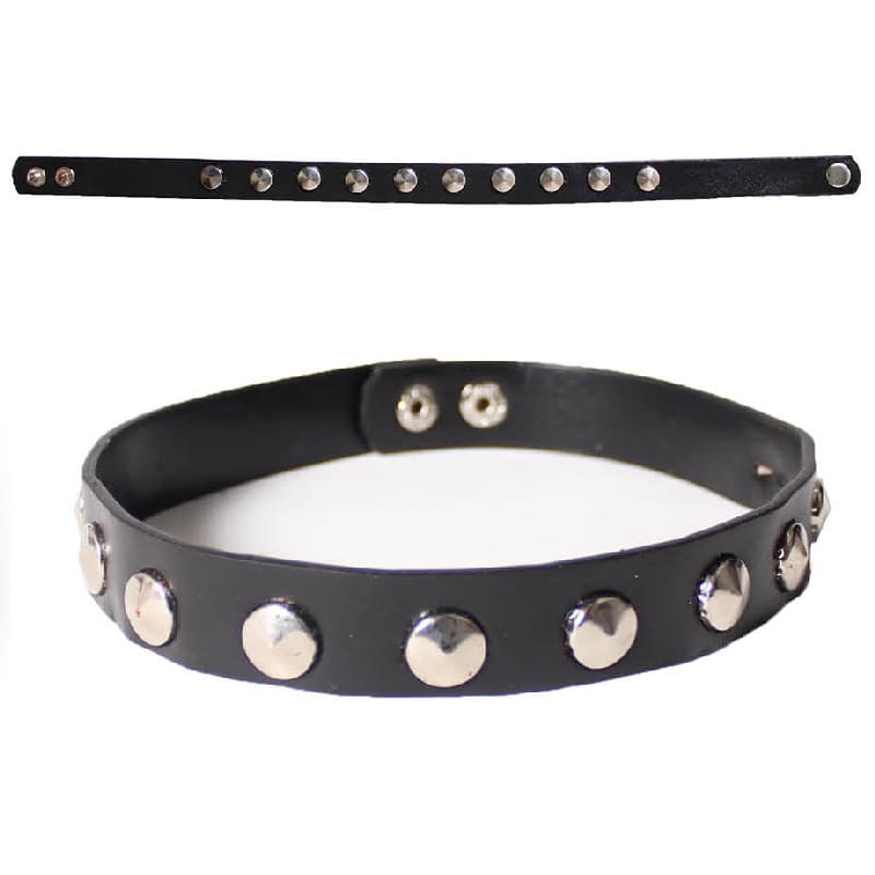 Punk Choker Round Studs