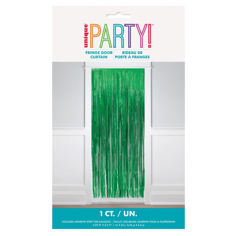 Foil Curtain Green 90cm x 200cm