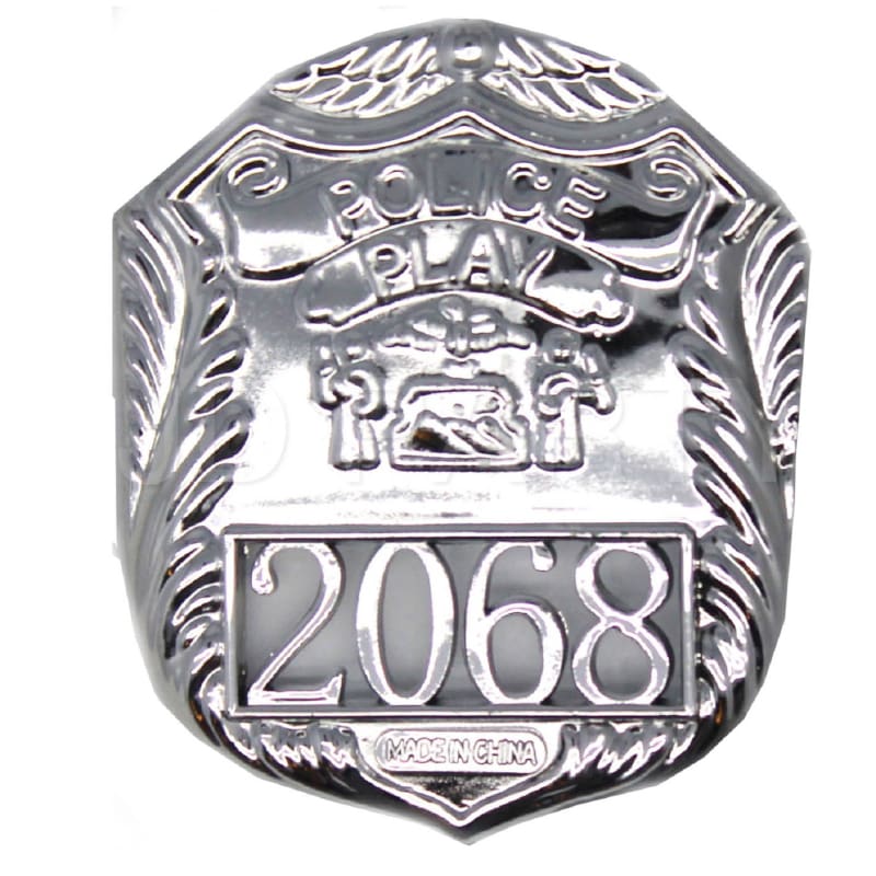 Police Badge Plastic 2068
