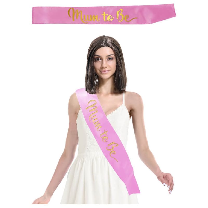 Sash Mum To Be Pink DNR