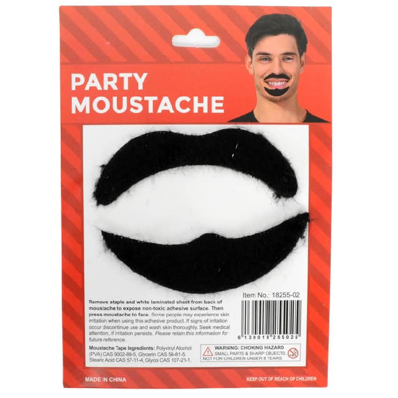 Moustache Black Top and Bottom Lip 2