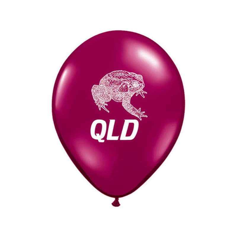 Balloons 30cm QLD Cane Toad Pk25