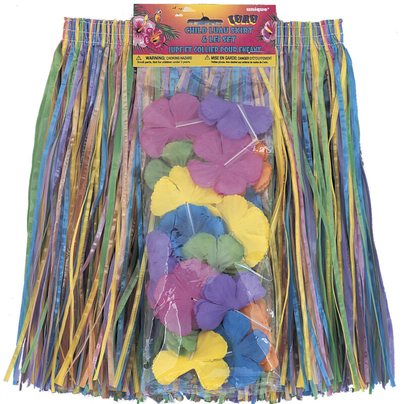 Luau Child Hula Skirt & Lei Set DNR