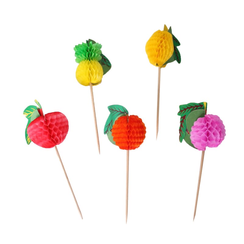 Tooth Picks Fruit Assorted Pk12