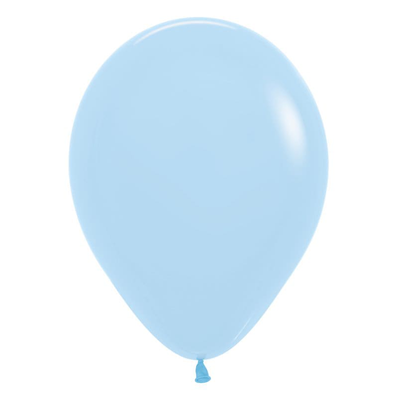 Balloons 30cm Matte Pastel Blue Pk100