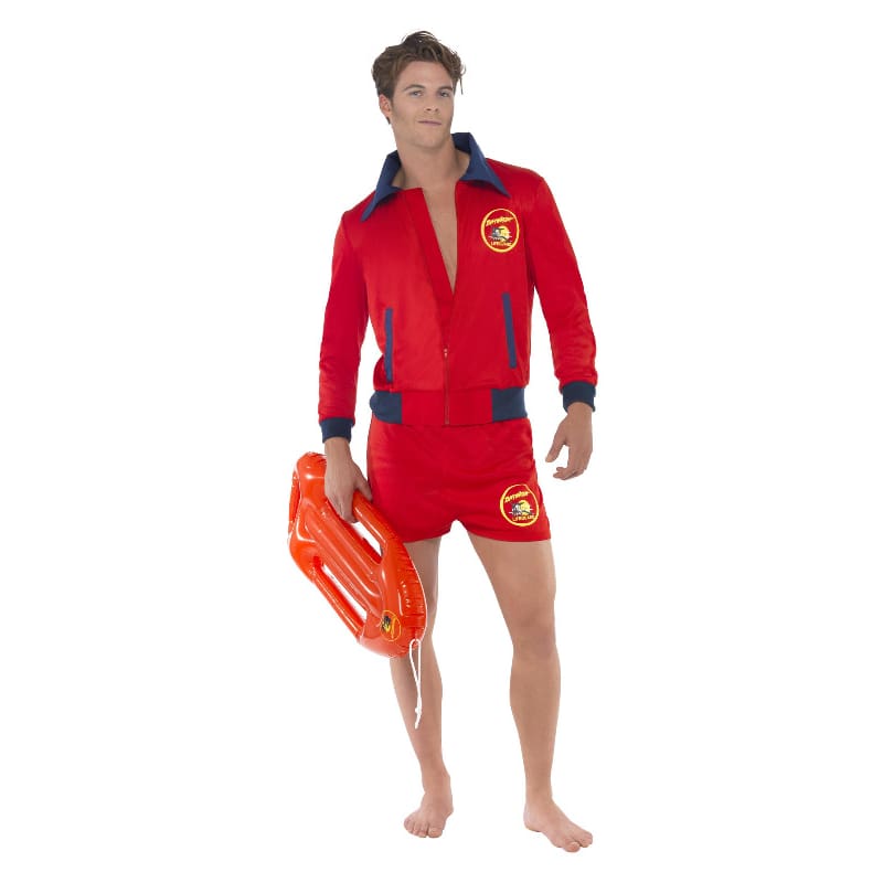 Costume Adult Baywatch Red Short Male M