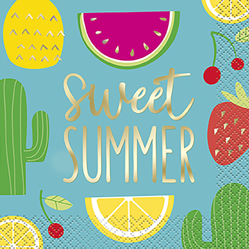 Napkins Beverage Sweet Summer Pk20 DNR