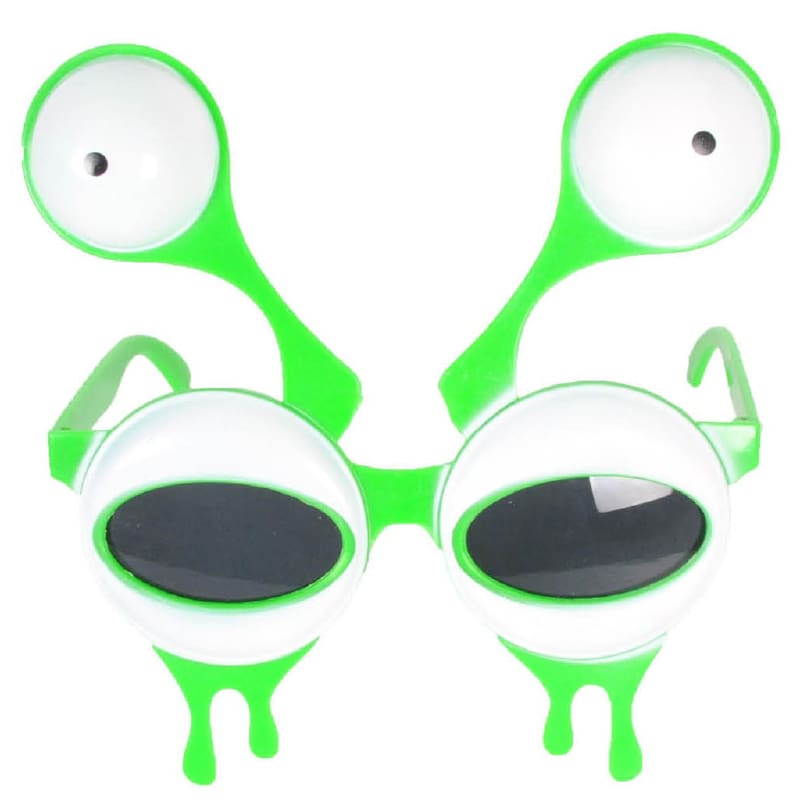 Sunglasses Alien Green