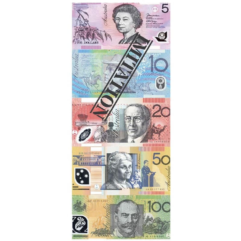 Money Note Pad Novelty Asst Pk50