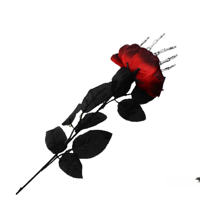 Rose Dark Bloody with Finger Bones
