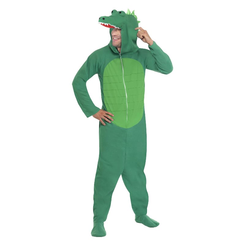 Costume Adult Crocodile Onesie M