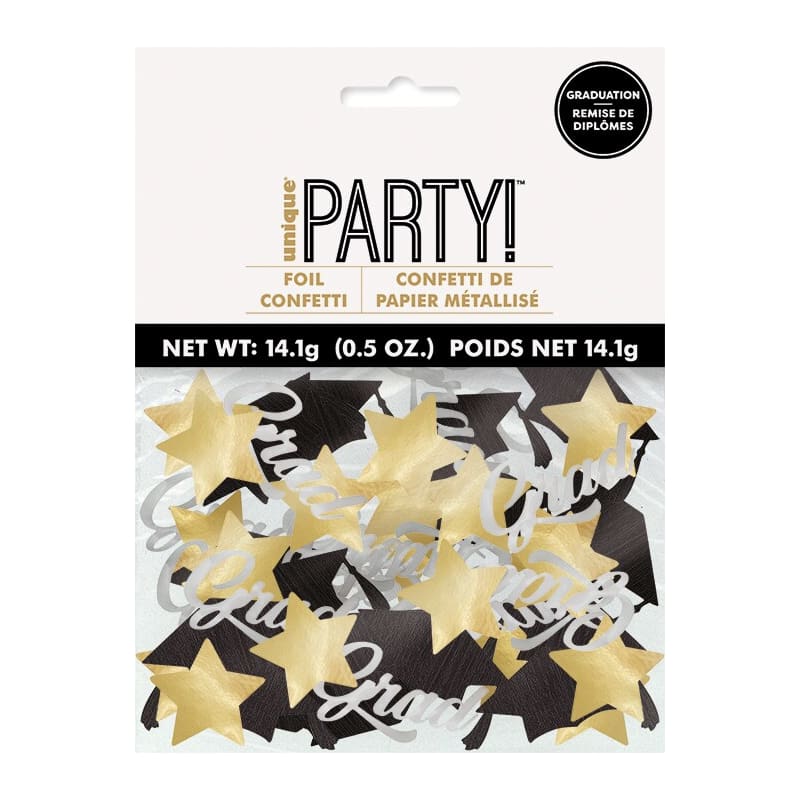 Confetti Grad Stars and Caps 14g