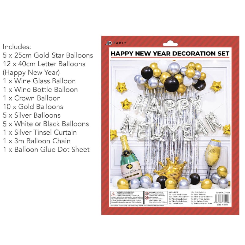New Years Decorating Balloon Kit