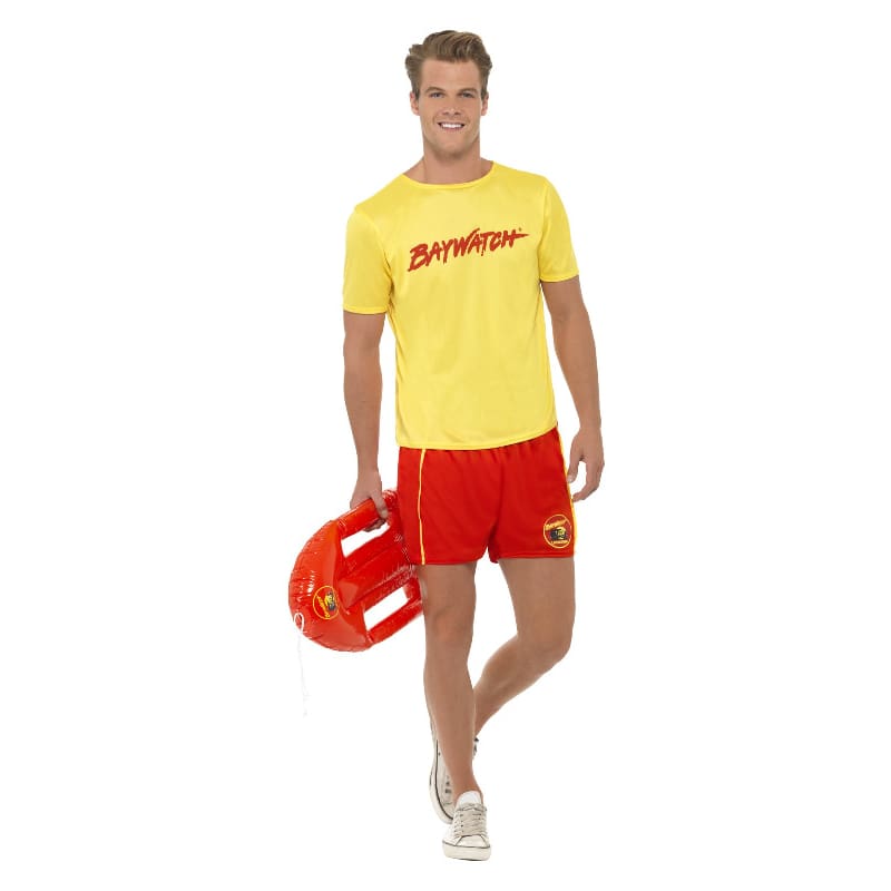 Costume Adult Baywatch Yellow Male M