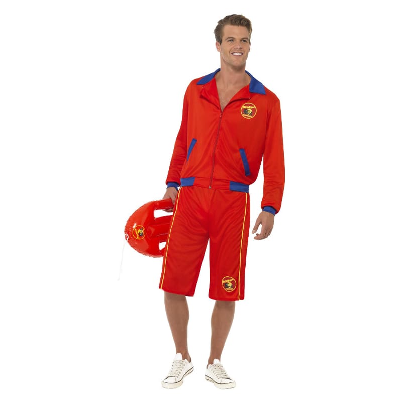 Costume Adult Baywatch Red Long M