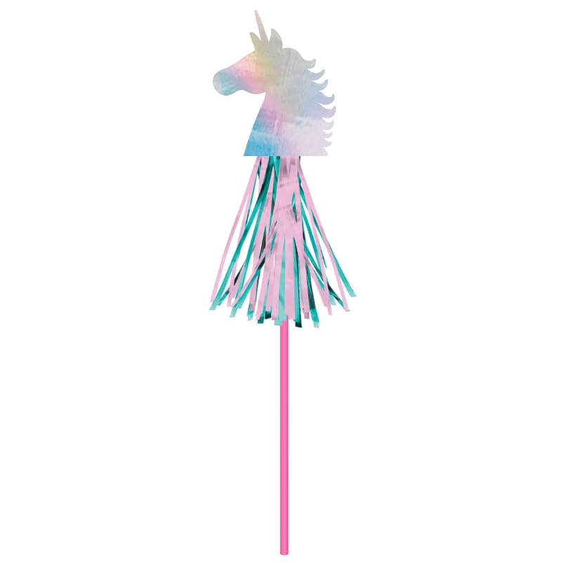 Wand Foil Enchanted Unicorns Pk6 DNR