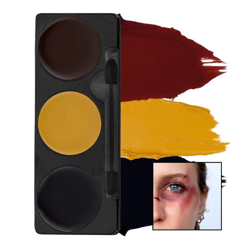Makeup Palette Bruise Brown Gold Black