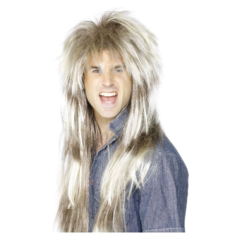 Wig Mullet Mega Blonde Brown