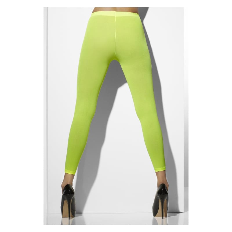 Tights Footless Neon Green Opaque DNR