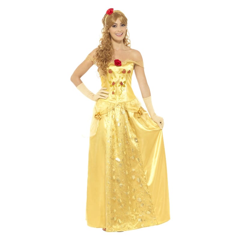 Costume Adult Belle Golden Princess M