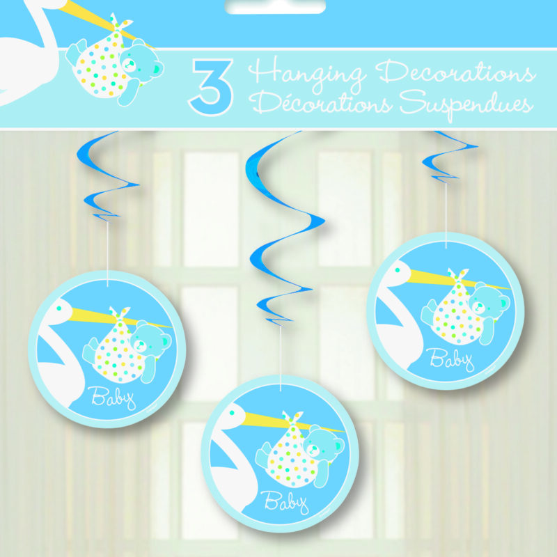 Hanging Swirls Baby Stork Blue Pk3 DNR