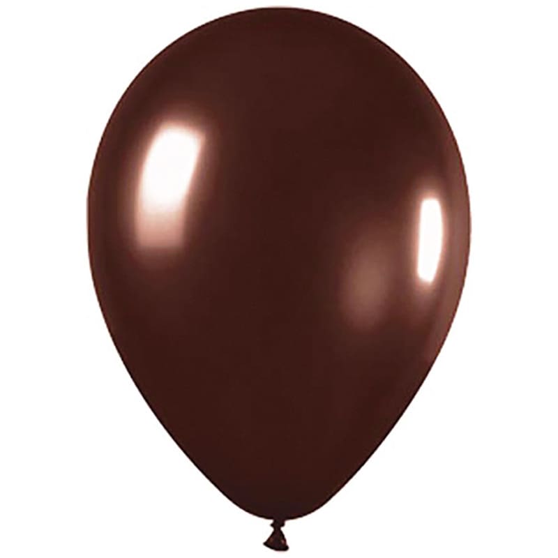 Balloons 30cm Metallic Brown Pk100 DNR
