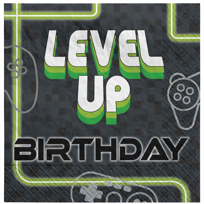 Level Up Lunch Napkins Pk16