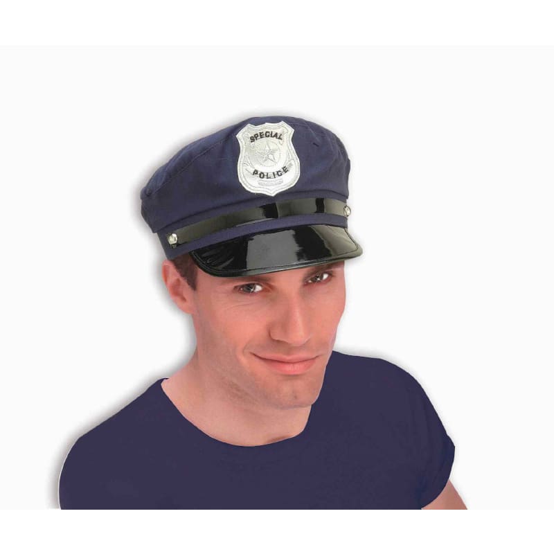 Cap Police Captain Embroided Badge NLA
